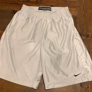 Silver Nike Basketball Shorts